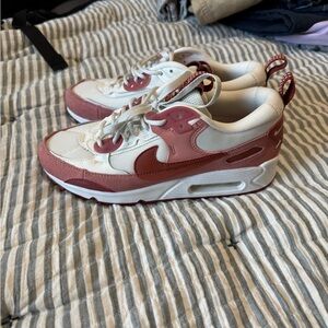 Nike Red and White Sneakers